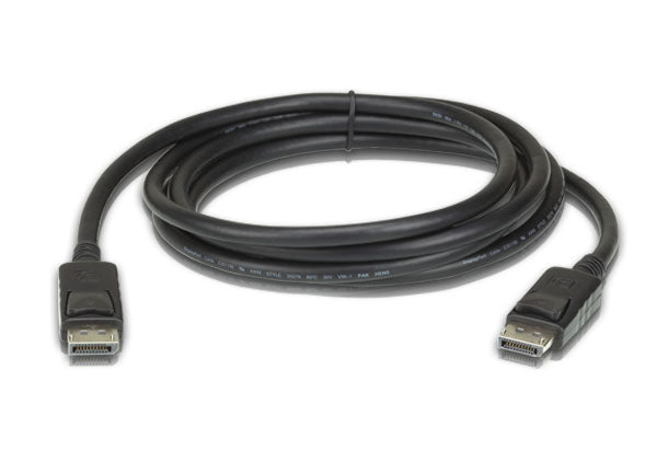 Aten 3m DisplayPort Cable, supports up to 8K (7680 x 4320 @ 60Hz), DP 1.4, High Bit Rate 3 (HBR3) bandwidth of 32.4 Gbps Aten 3m DisplayPort Cable, supports up to 8K (7680 x 4320 @ 60Hz), DP 1.4, High Bit Rate 3 (HBR3) bandwidth of 32.4 Gbps
